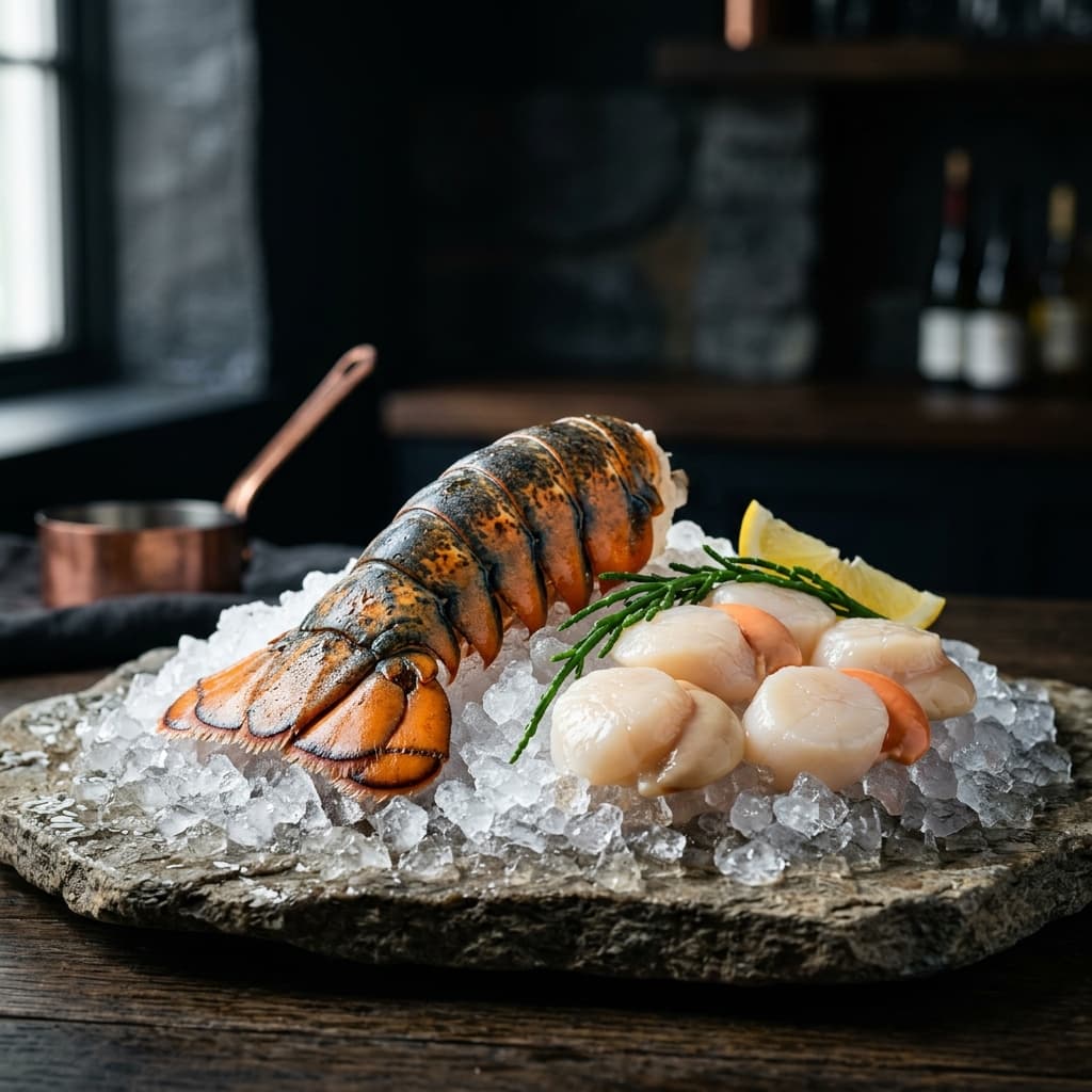 Mariscos y pescados frescos premium para sector HORECA
