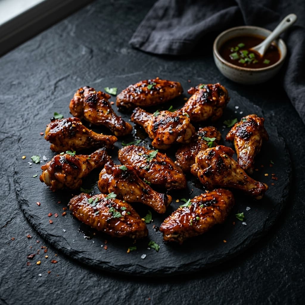 Alitas Horneadas BBQ Picante