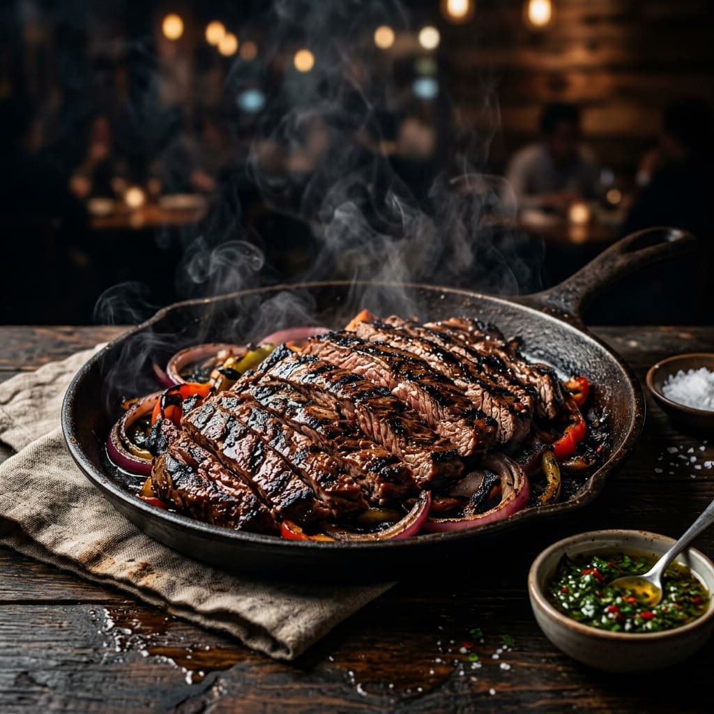 Arrachera Black Angus al Romero y Ajo