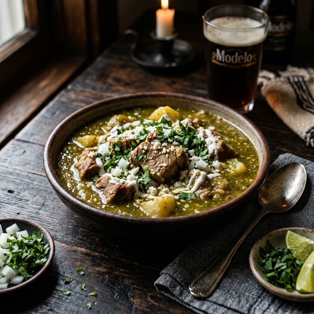 Guisado de Cerdo en Salsa Verde