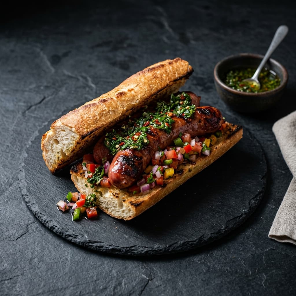 Choripán Argentino Clásico