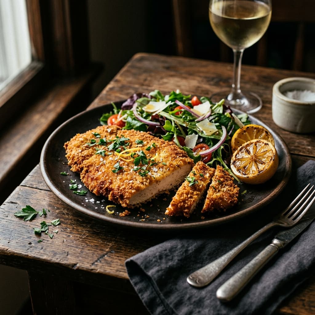 Milanesa de Pollo Marinada al Limón