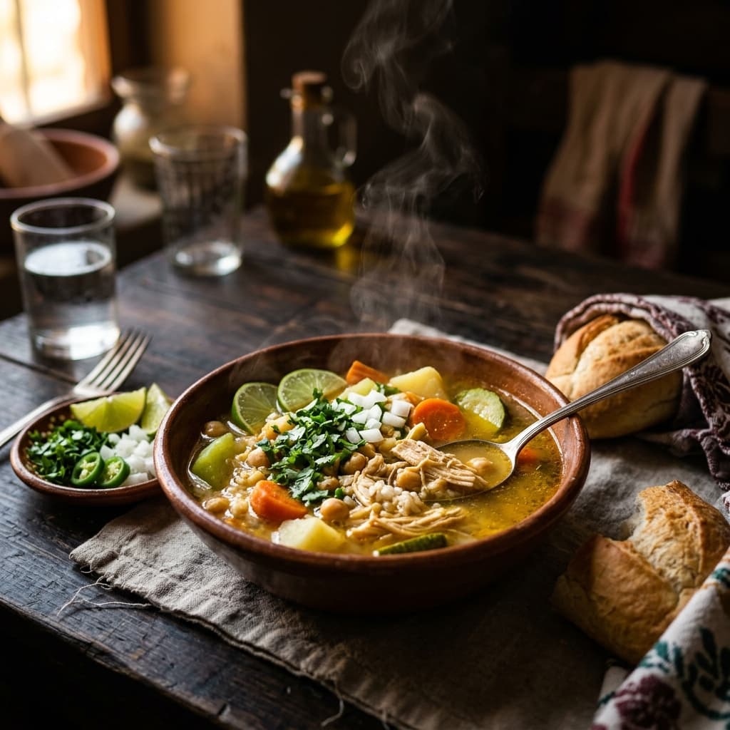 Caldo de Pollo Reconfortante