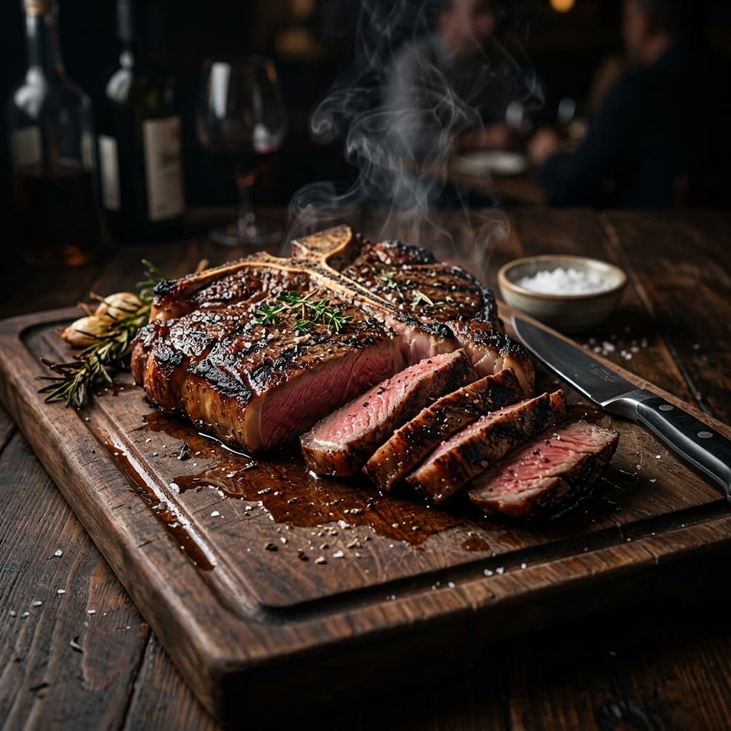 Porterhouse Método 'Reverse Sear'