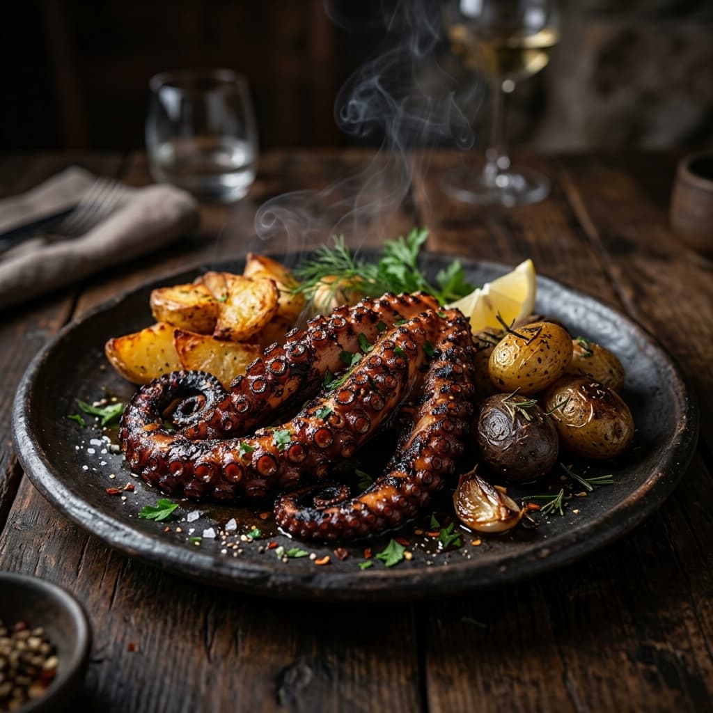 Pulpo Zarandeado a las Brasas