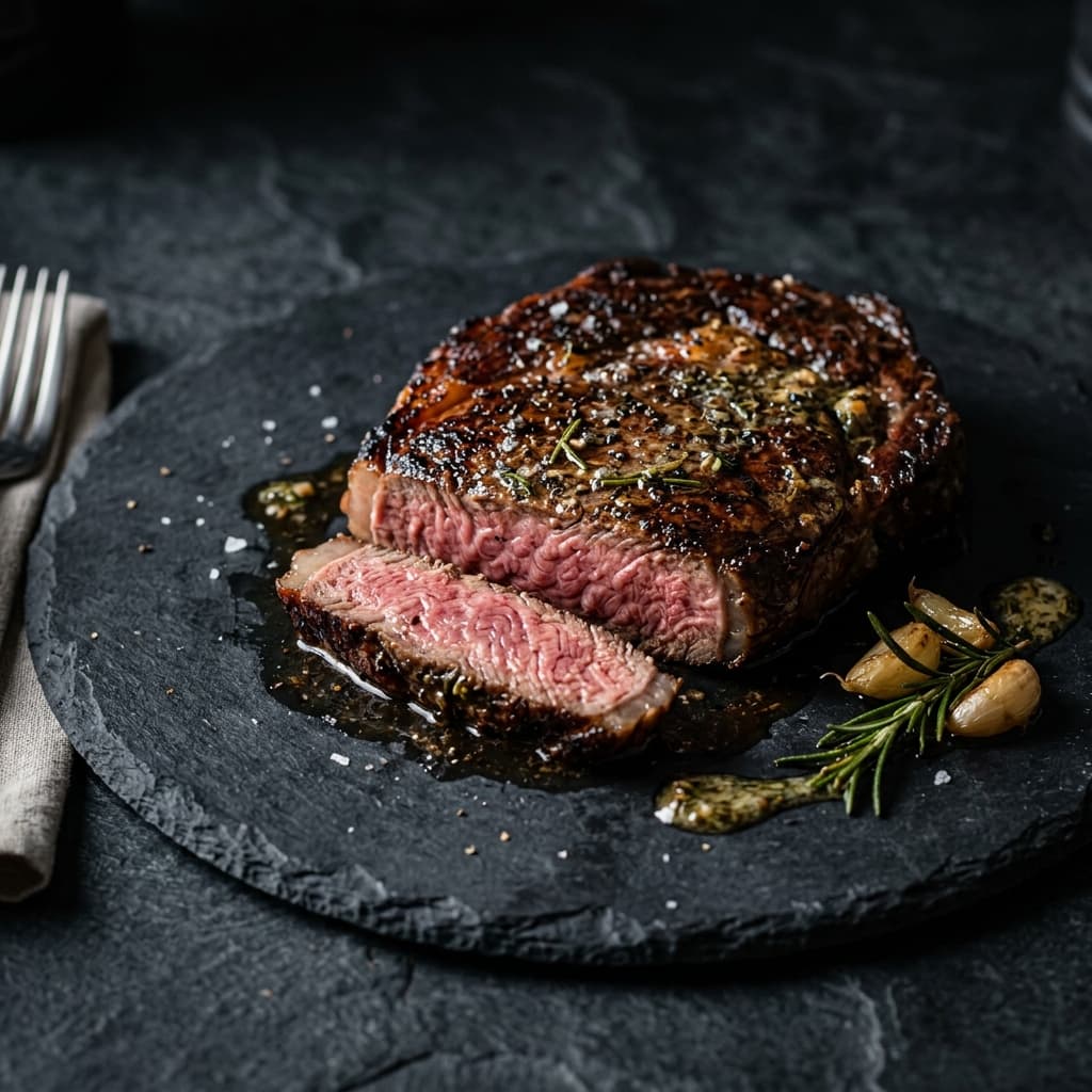 Rib Eye AAA Basteado en Mantequilla