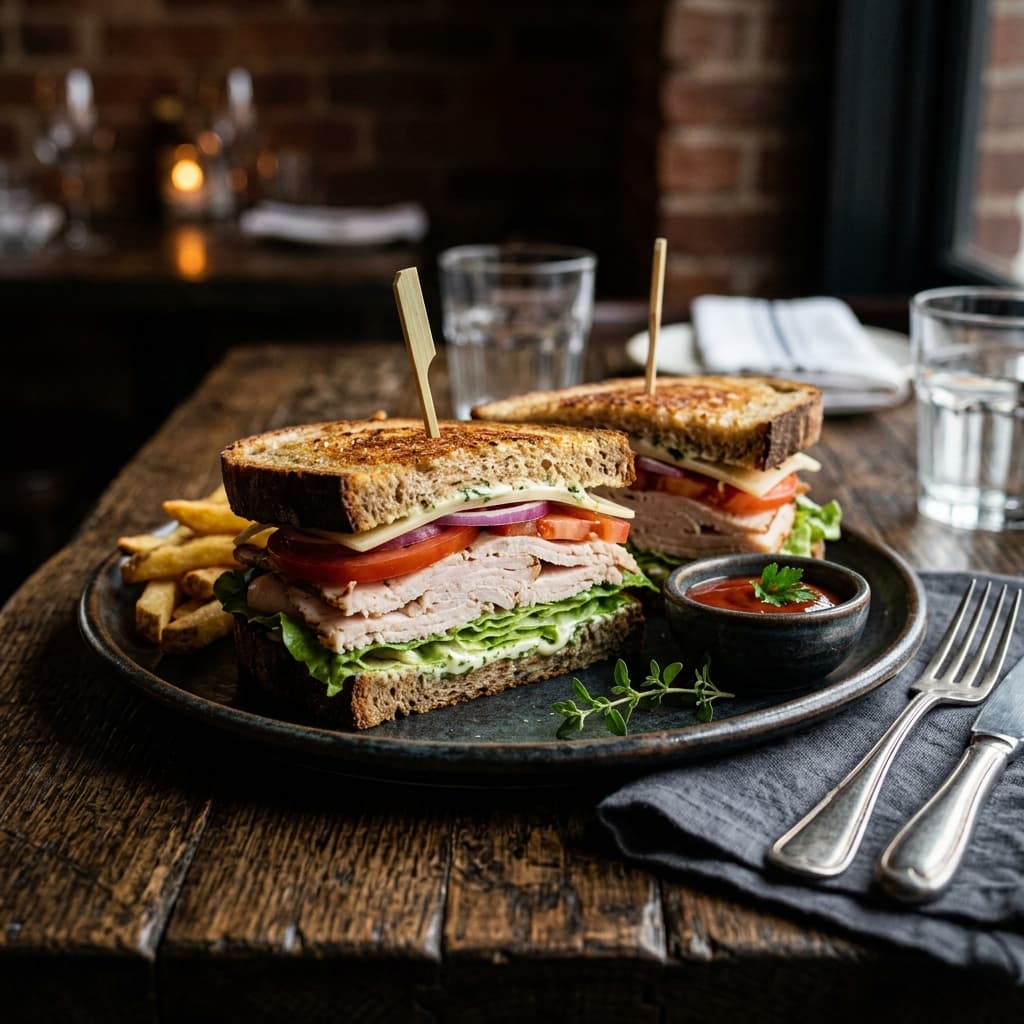 Sándwich de Pavo Rebanado