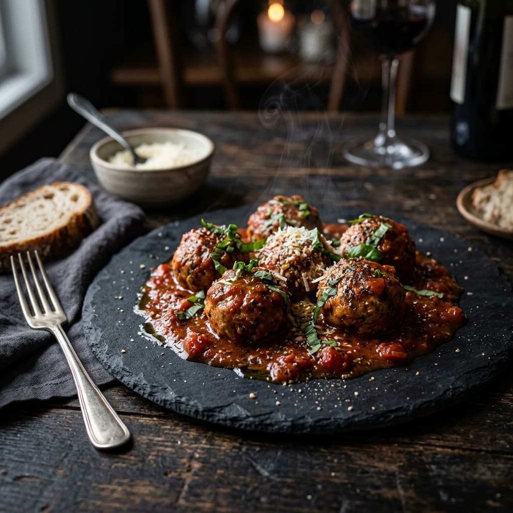 Albóndigas Ligeras al Pomodoro