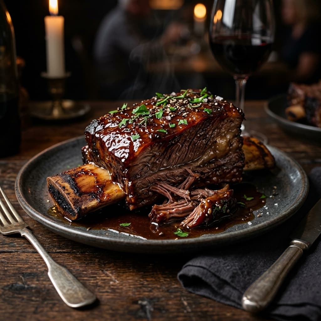 Short Rib Nacional Glaseado al Horno